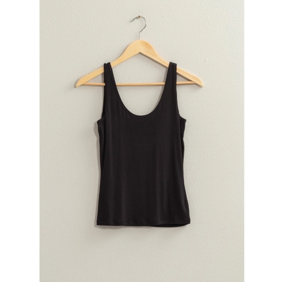 #402 🛑M,L BOHO CHIC TRENDY SCOOP Neck Tank Top - Picture 10 of 15